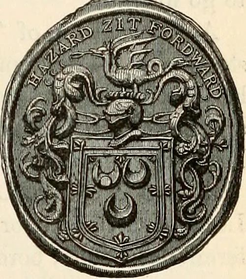 An illustration from The Herald and genealogist, 1862, leaf 247