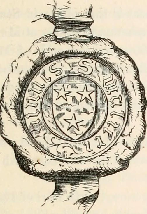 An illustration from The Herald and genealogist, 1862, leaf 25