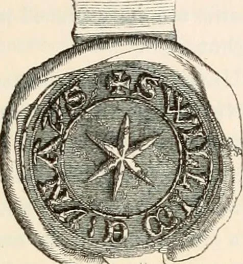 An illustration from The Herald and genealogist, 1862, leaf 25