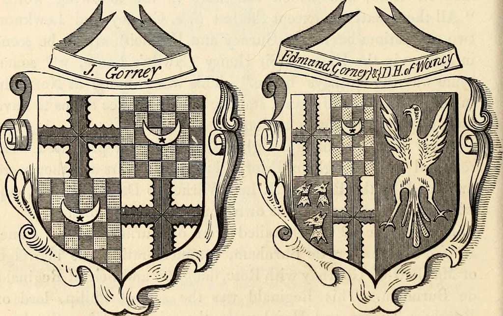 An illustration from The Herald and genealogist, 1862, leaf 330