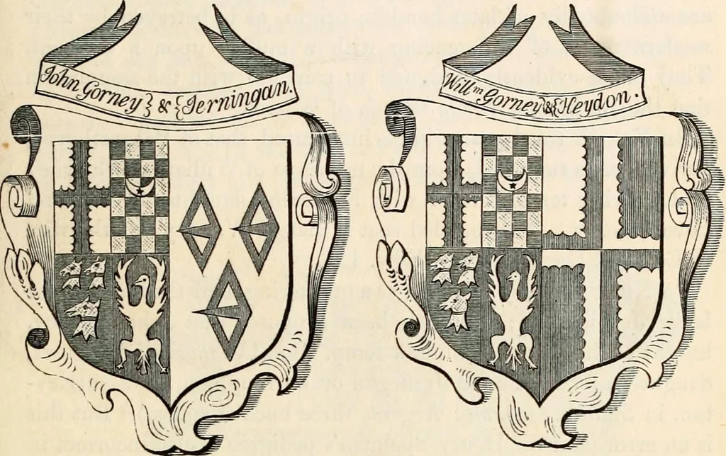 An illustration from The Herald and genealogist, 1862, leaf 331