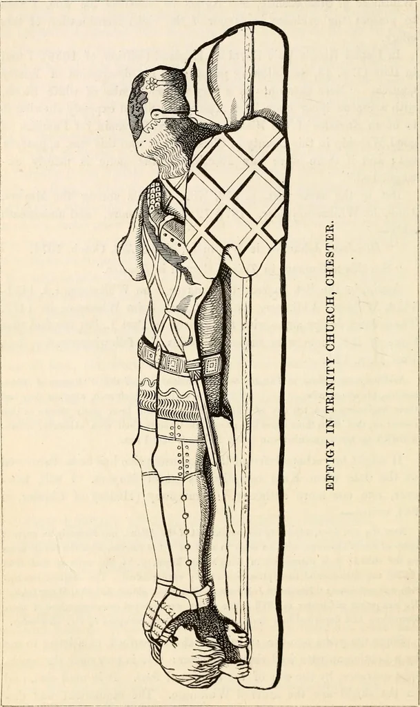 An illustration from The Herald and genealogist, 1862, leaf 350