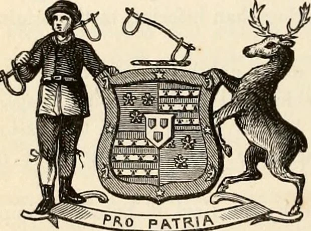 An illustration from The Herald and genealogist, 1862, leaf 370