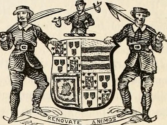 An illustration from The Herald and genealogist, 1862, leaf 370