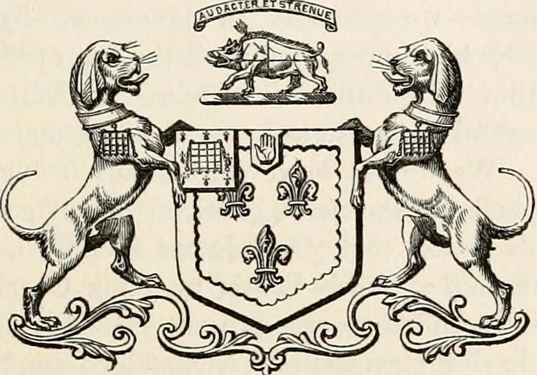 An illustration from The Herald and genealogist, 1862, leaf 375