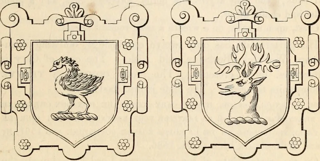 An illustration from The Herald and genealogist, 1862, leaf 403
