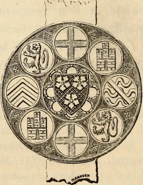 An illustration from The Herald and genealogist, 1862, leaf 422