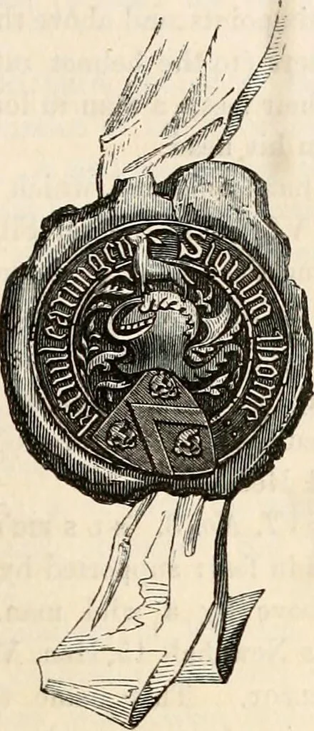An illustration from The Herald and genealogist, 1862, leaf 427
