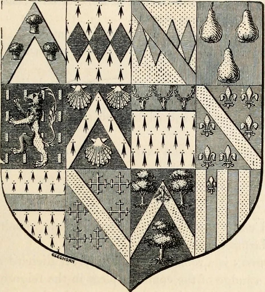 An illustration from The Herald and genealogist, 1862, leaf 447