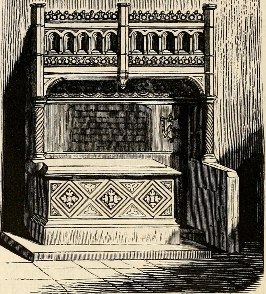 An illustration from The Herald and genealogist, 1862, leaf 450
