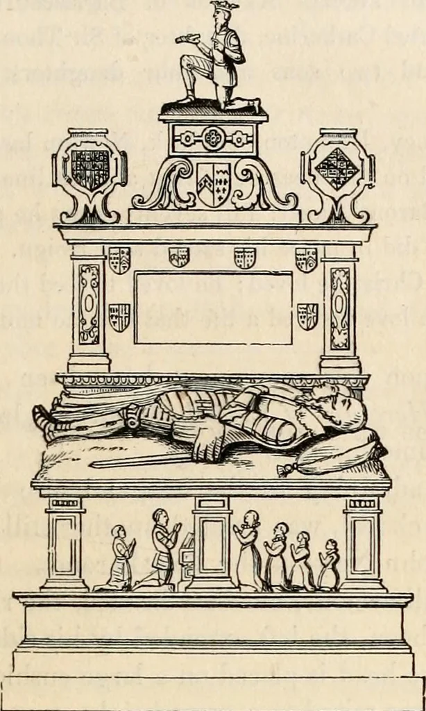 An illustration from The Herald and genealogist, 1862, leaf 451