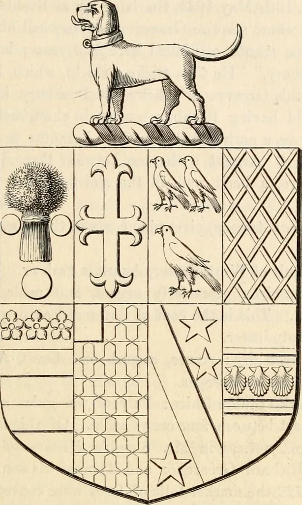 An illustration from The Herald and genealogist, 1862, leaf 495