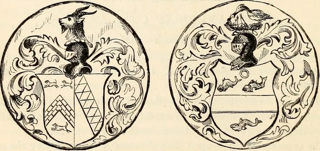 An illustration from The Herald and genealogist, 1862, leaf 80