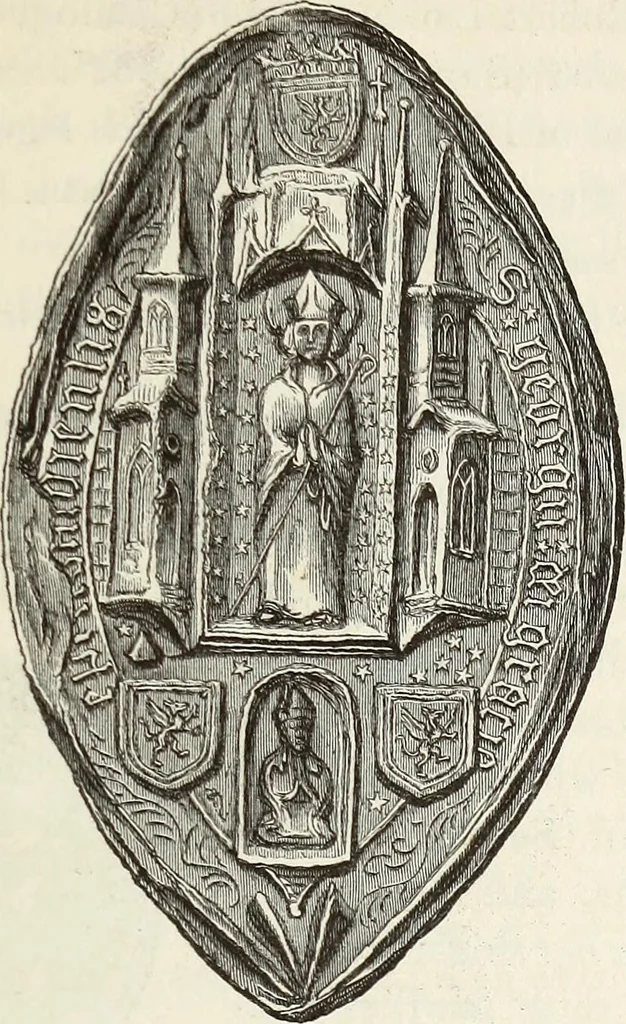 An illustration from The Herald and genealogist, 1867, leaf 131