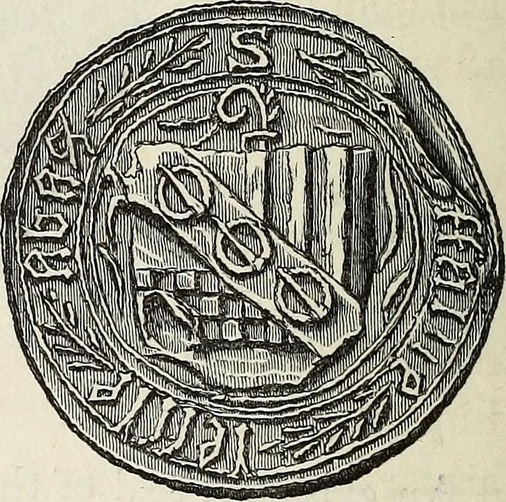 An illustration from The Herald and genealogist, 1867, leaf 132
