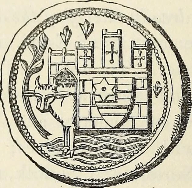 An illustration from The Herald and genealogist, 1867, leaf 224