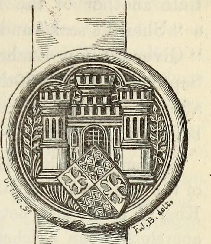 An illustration from The Herald and genealogist, 1867, leaf 227