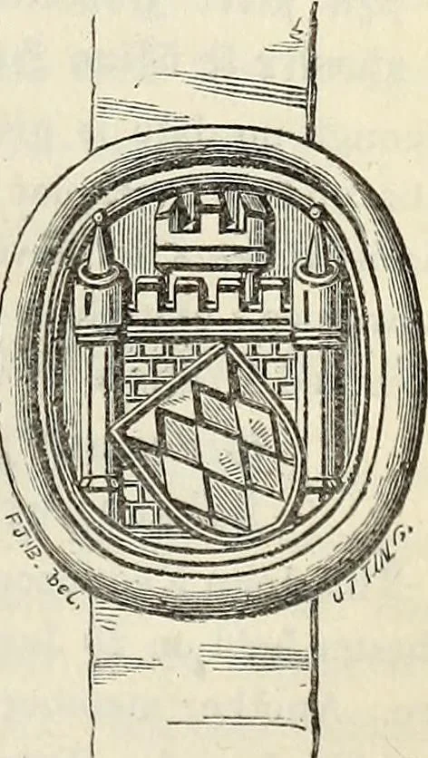 An illustration from The Herald and genealogist, 1867, leaf 227