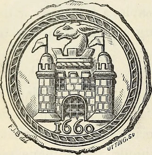 An illustration from The Herald and genealogist, 1867, leaf 232