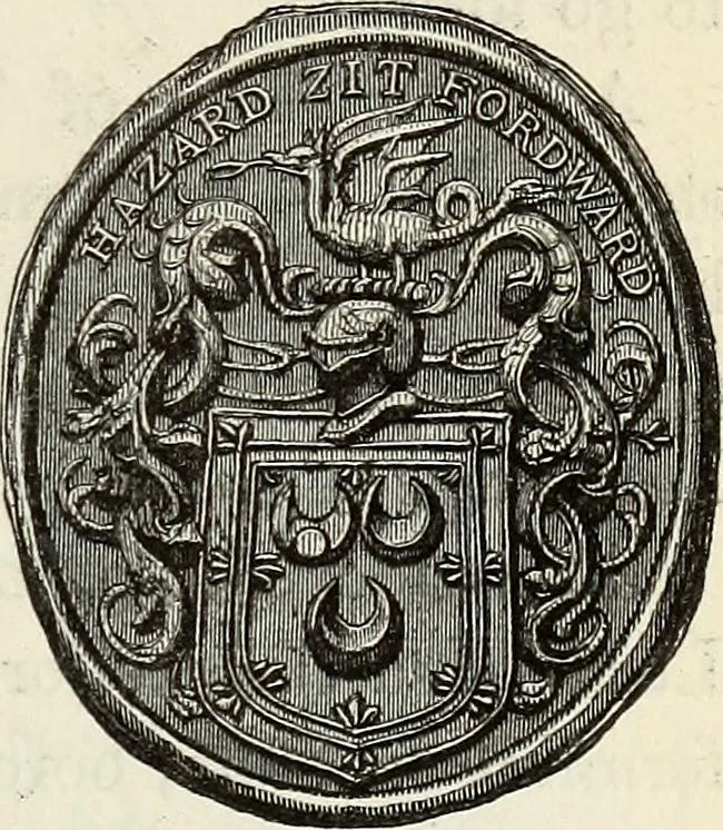 An illustration from The Herald and genealogist, 1867, leaf 247