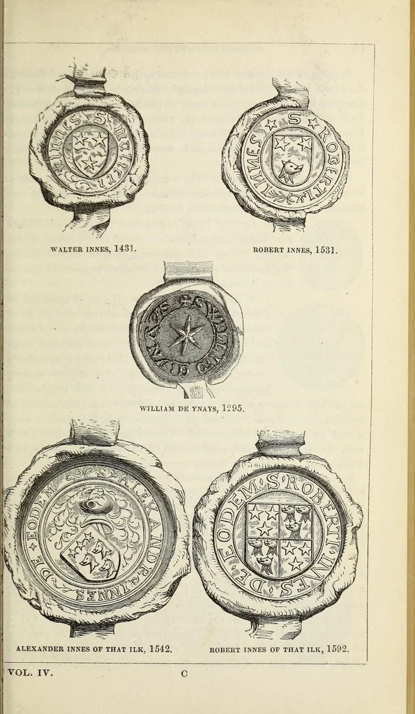 An illustration from The Herald and genealogist, 1867, leaf 25