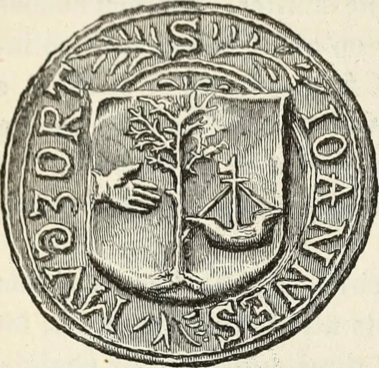 An illustration from The Herald and genealogist, 1867, leaf 28
