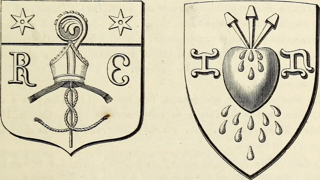 An illustration from The Herald and genealogist, 1867, leaf 311