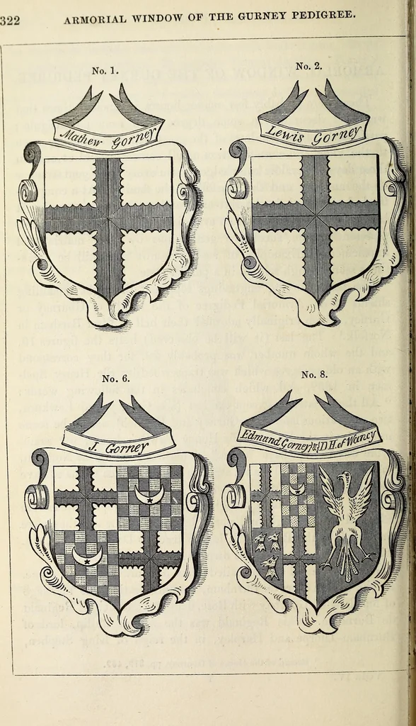 An illustration from The Herald and genealogist, 1867, leaf 330
