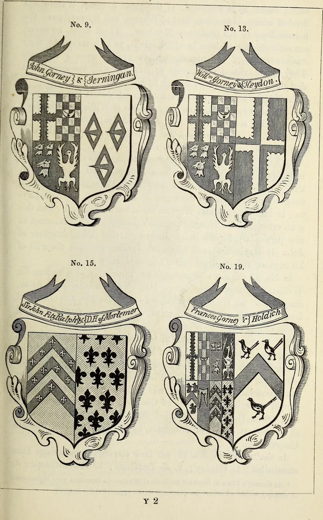 An illustration from The Herald and genealogist, 1867, leaf 331