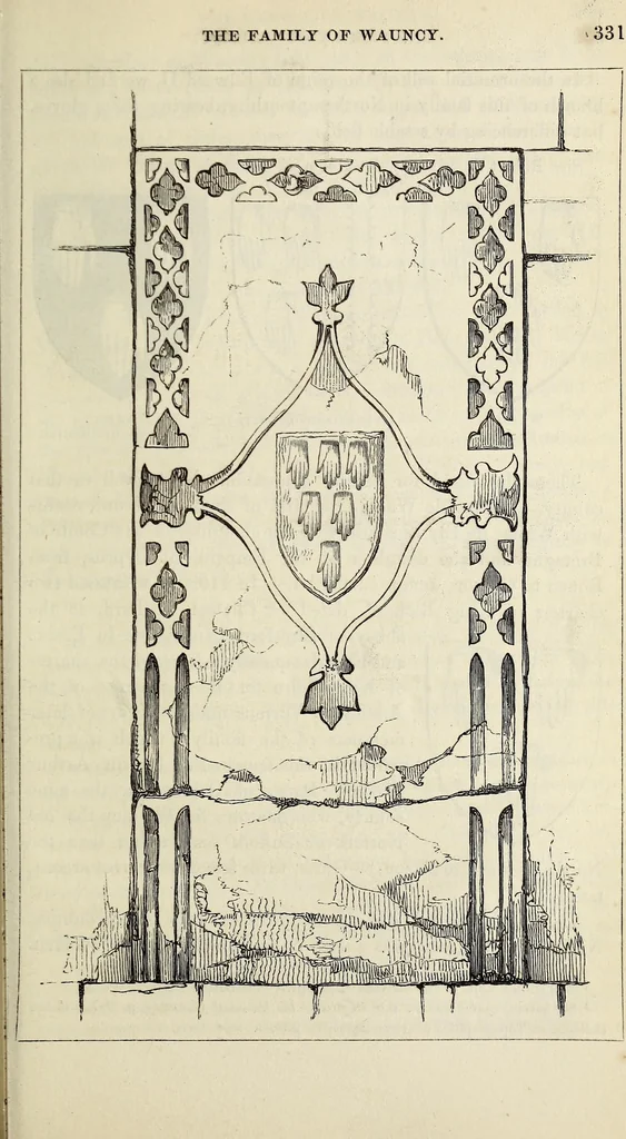 An illustration from The Herald and genealogist, 1867, leaf 339