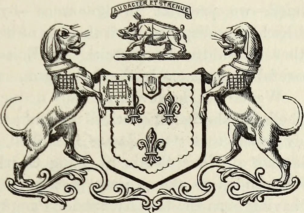 An illustration from The Herald and genealogist, 1867, leaf 375