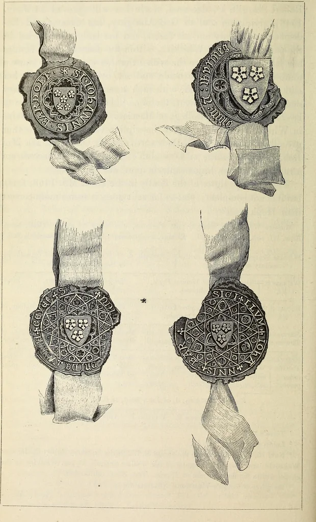 An illustration from The Herald and genealogist, 1867, leaf 418