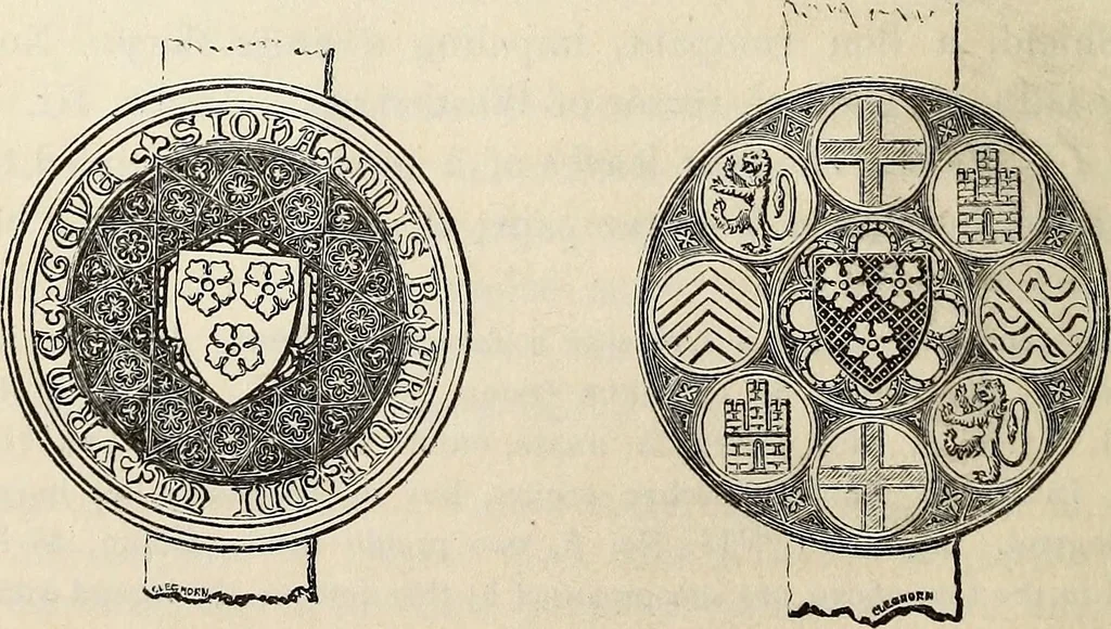 An illustration from The Herald and genealogist, 1867, leaf 422