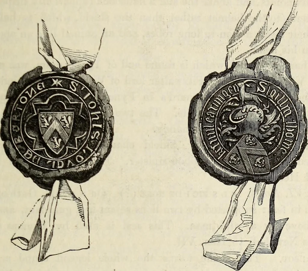 An illustration from The Herald and genealogist, 1867, leaf 427