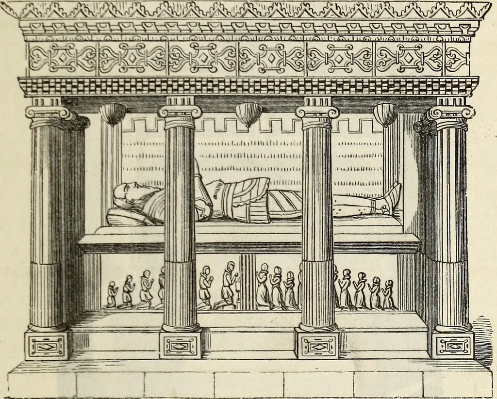 An illustration from The Herald and genealogist, 1867, leaf 449