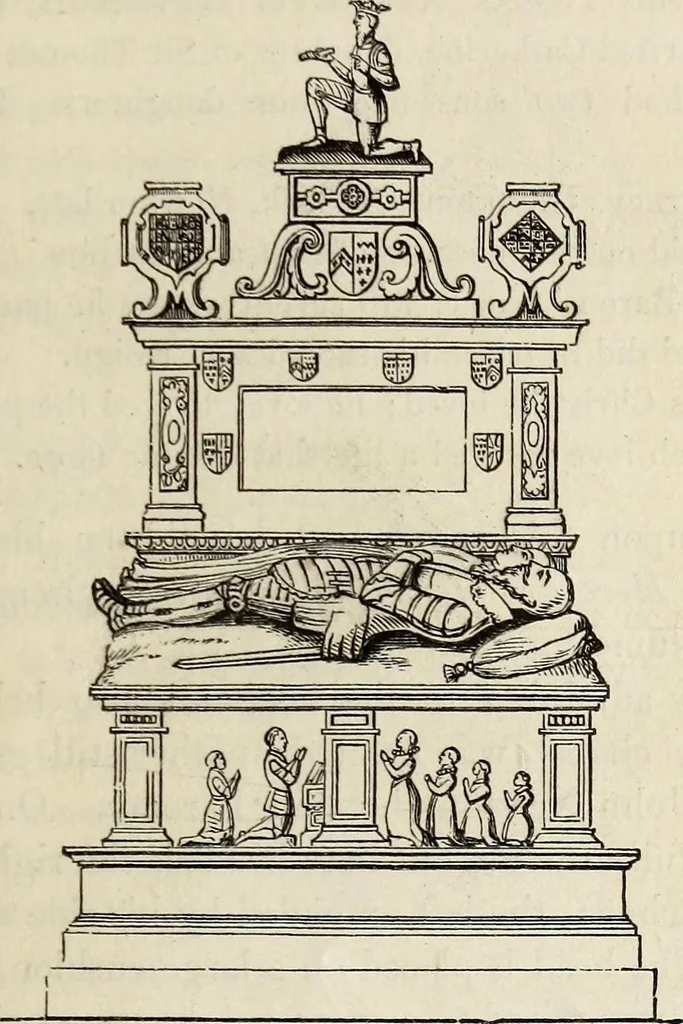 An illustration from The Herald and genealogist, 1867, leaf 451