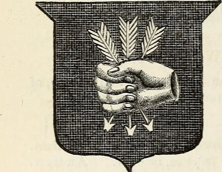 An illustration from The Herald and genealogist, 1867, leaf 84