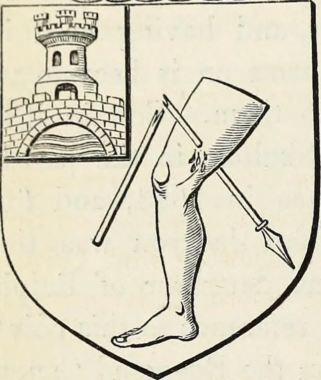 An illustration from The Herald and genealogist, 1870, leaf 184
