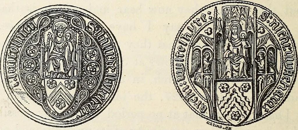 An illustration from The Herald and genealogist, 1870, leaf 240