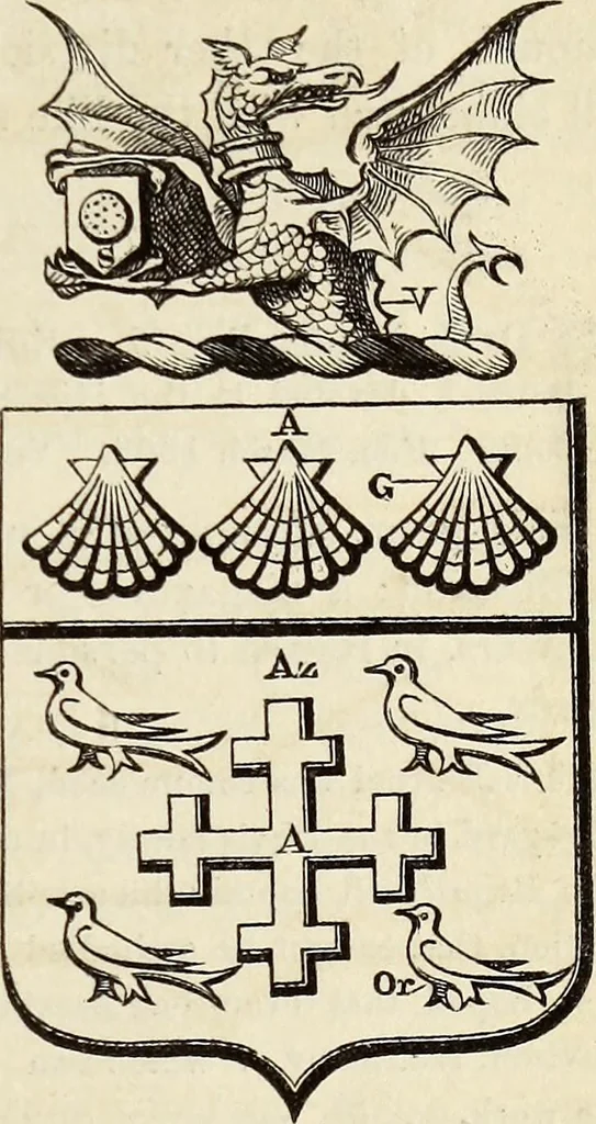 An illustration from The Herald and genealogist, 1870, leaf 291