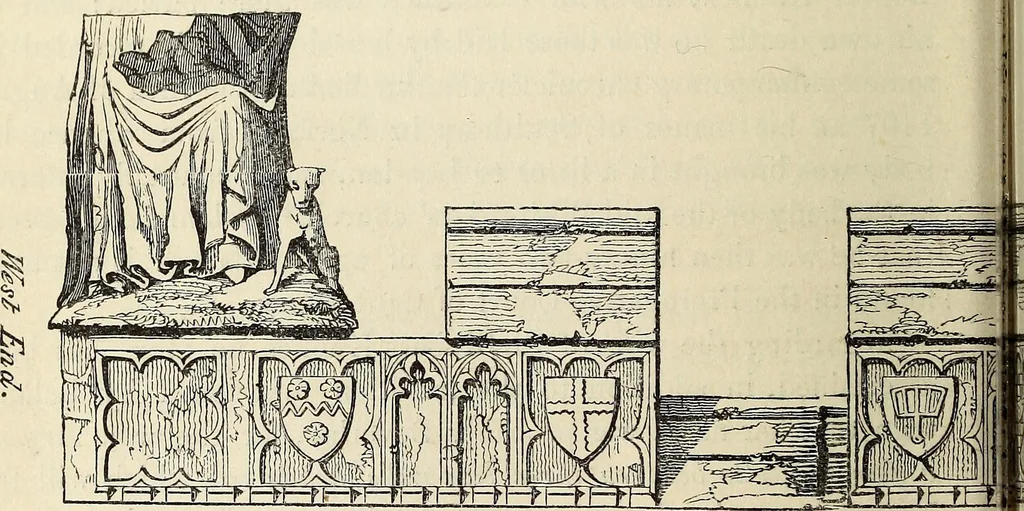 An illustration from The Herald and genealogist, 1870, leaf 310