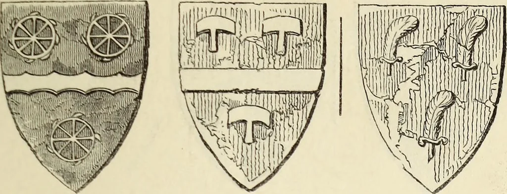 An illustration from The Herald and genealogist, 1870, leaf 315