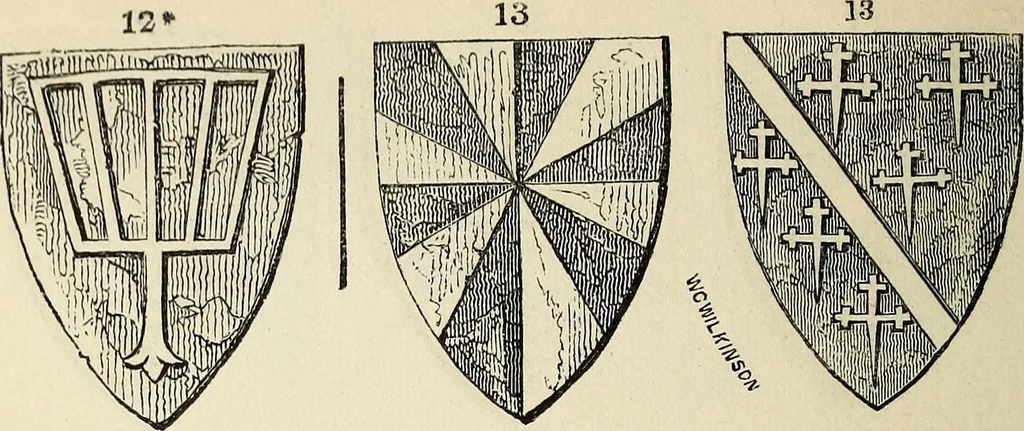 An illustration from The Herald and genealogist, 1870, leaf 316