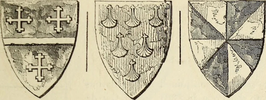 An illustration from The Herald and genealogist, 1870, leaf 317