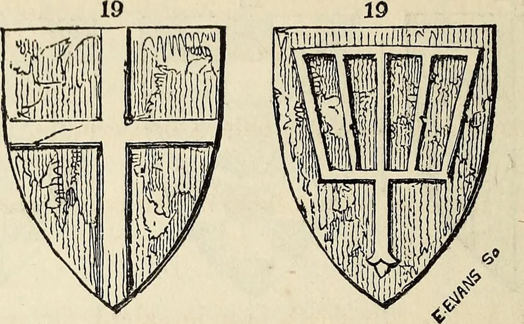 An illustration from The Herald and genealogist, 1870, leaf 320