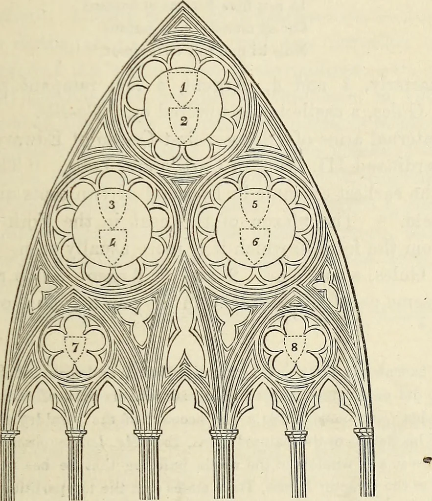 An illustration from The Herald and genealogist, 1870, leaf 401