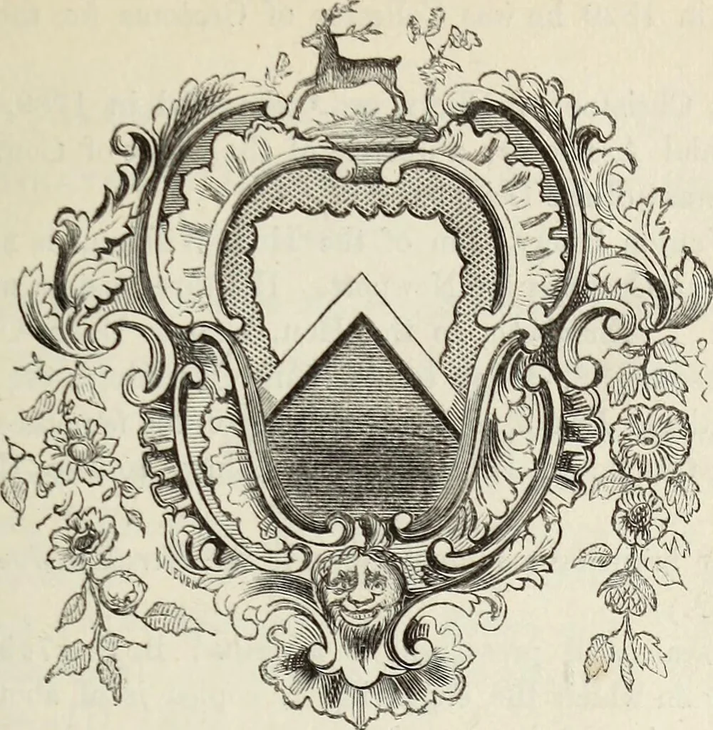 An illustration from The Herald and genealogist, 1870, leaf 45