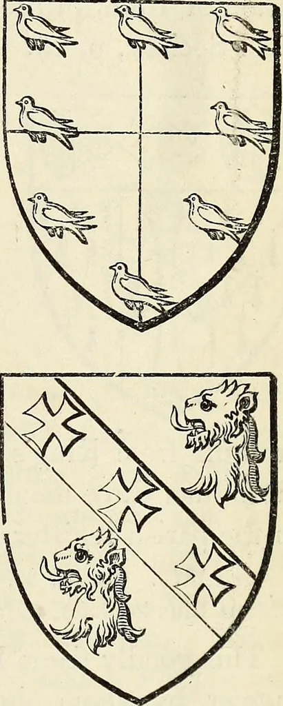An illustration from The Herald and genealogist, 1870, leaf 497