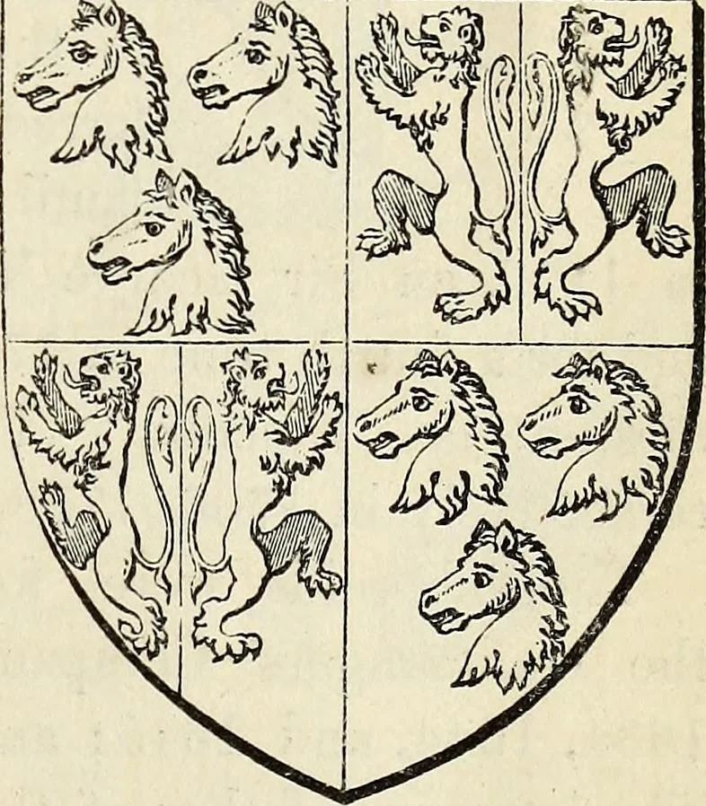 An illustration from The Herald and genealogist, 1870, leaf 501