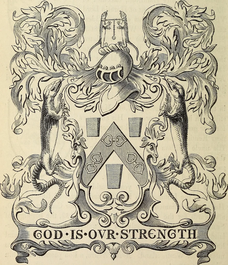 An illustration from The Herald and genealogist, 1870, leaf 506